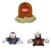 Pokemon Plush Toy Diglett Drilbur Excadrill Sitting Cuties Original Stuffed Doll Gift 10Cm