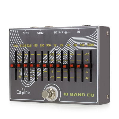 [มีในสต็อก] Caline CP-81 10 Band EQ Guitar Effect Pedal พร้อม Volume