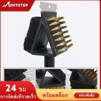 MOVTOTOP แปรง BBQ BBQ 2PCS ย่างสำหรับทำความสะอาดกลางแจ้งอุปกรณ์ทำความสะอาดเครื่องขัดผิวเครื่องขัด