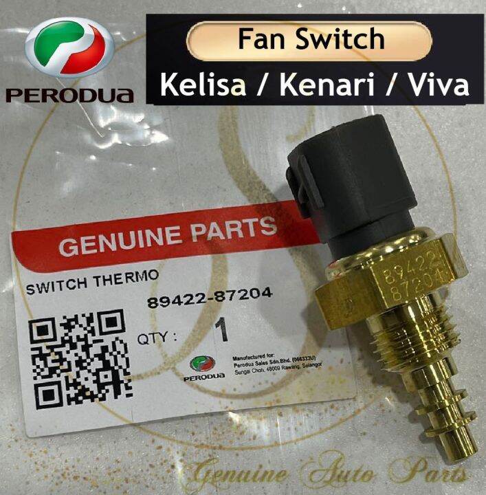 (100 ORIGINAL) 8942287204 PERODUA Kelisa Kenari Viva Radiator Temperature Fan Switch Lazada