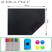 Flexible Blackboard Writing Message To Do List Magnetic Chalkboard Eraser for Walls Children Marker for Kitchen Fridge Sticker