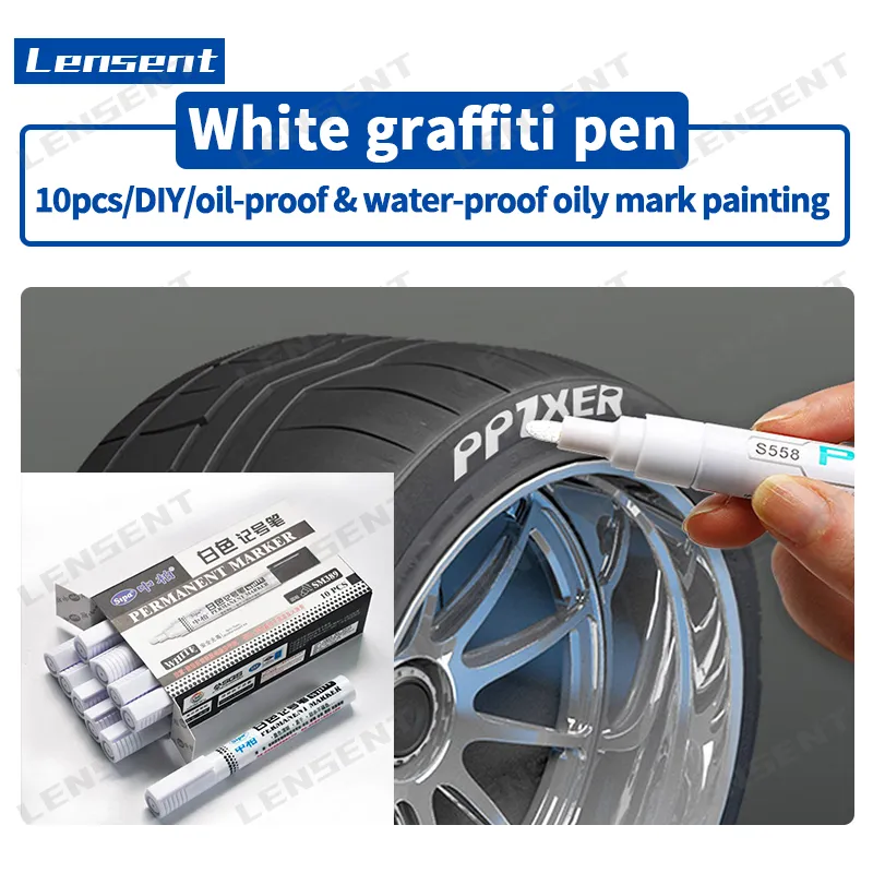 White Tire Marker
