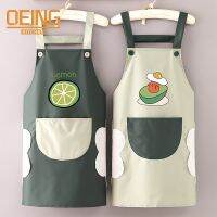 【CW】
 Household Cleaning Tools Aprons Proof Hands Sleeveless Bib Accessories Delantal Cocina Mujer Baño