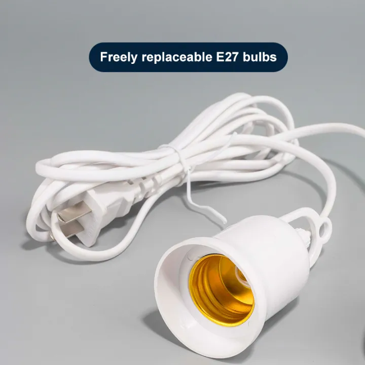 4.5M/9.5M LED E27 Lamp Extension Cord Bulb Socket Cable Extension