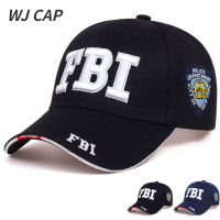 WJ หมวกเบสบอลกระบังแสงอเนกประสงค์สำหรับผู้หญิง,หมวกบังแดดป้องกัน FBI ฤดูร้อนกลางแจ้ง