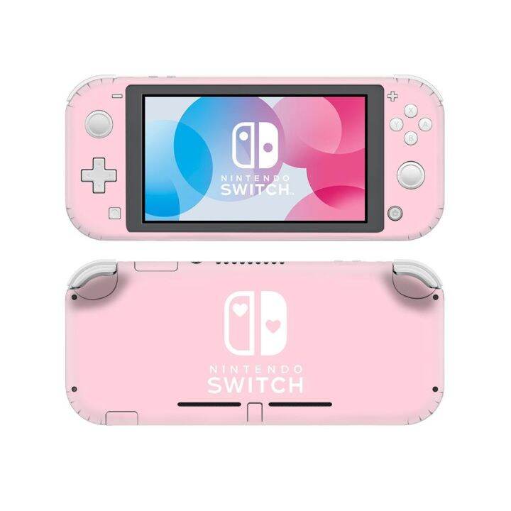 รูปลอกสติ๊กเกอร์สกิน-nintendoswitch-สีชมพูม่วงแท้สำหรับ-nintendo-switch-lite-protector-จอยเกม-nintend-switch-lite-สติ๊กเกอร์สกิน