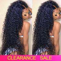 【jw】┋﹍ Deep Frontal Wig 13x4 13x6 Hd Transparent Pre Plucked 28 30 Inch Curly Front Human Hair Wigs