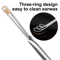 Ear Tools Stainless Steel Silver Earpick Wax Remover Curette Cleaner Health Care Tools Ear Pick Handle Design limpiador de oídos