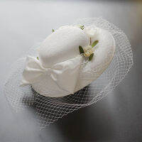 Ladies Fascinators Millinery Hat Party Wedding Sinamay Hat Wide Brim Fedora Kentucky Derby Headpiece Church Hair Accessories