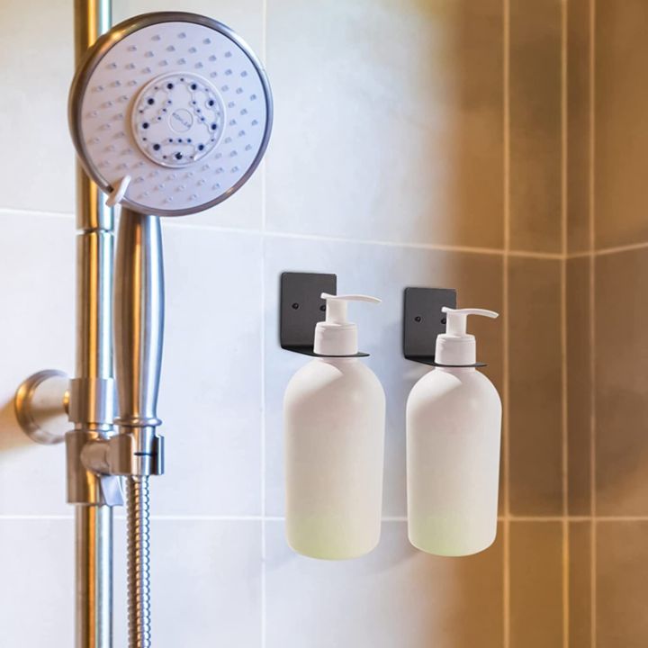 2-pcs-soap-bottle-dispenser-holders-wall-mounted-soap-pump-bottles-dispenser-stands-stainless-steel-shampoo-dispenser
