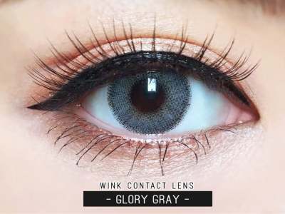 คอนแทคเลนส์ Wink Lens Glory(Gray,Brown) ค่าสายตา 0.00 ถึง -10.00