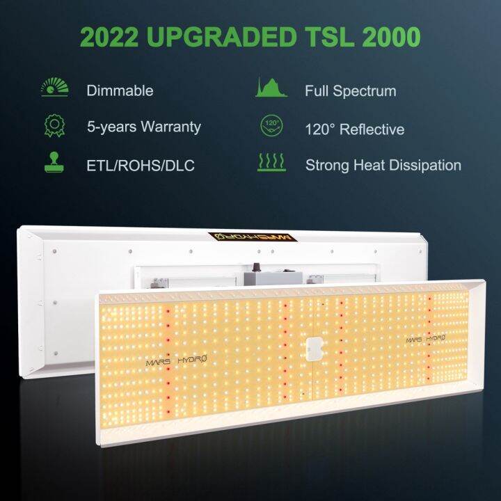 ready-stock-ส่งฟรี-mars-hydro-tsl2000-300w-ไฟปลูกต้นไม้-led-full-spectrum-รุ่นยาวมีบริการเก็บเงินปลายทาง