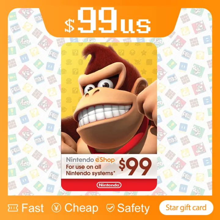 99 USD Digital Gift Card Nintendo Switch Lazada PH