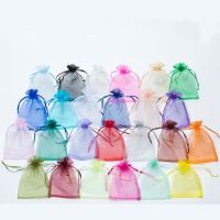 【hot】 1000pcs/lot Organza Jewelry Drawstring Pouches Packing Wedding Birthday Display