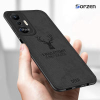 สำหรับ Infinix Hot 20S เคสผ้าปลอกลายกวางผ้าออกแบบคละแบบ TPU นิ่มผิวด้านกันกระแทกฝาหลัง