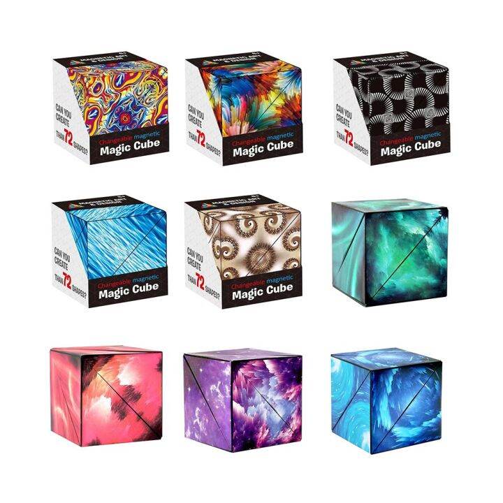 3D Cube Geometric Cubic Toy Changeable Cube Toys Cube