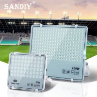 2022 New Ultra-thin 30W 50W 100W 200W Led Flood Light Cool/Warm White Floodlights IP66 Outdoor Lighting For Street Square