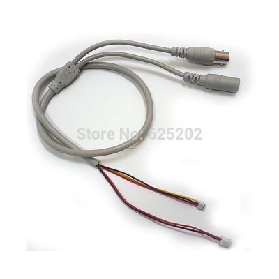 【Trusted】 BNC Video DC 12V Powder Wire Assembly สำหรับระบบกล้องวงจรปิด2ชิ้น