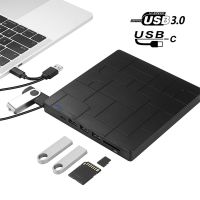 LongShengShenShangMao ไดรฟ์ภายนอก USB 3.0 DVD Writer พร้อมสำหรับโน็คบุคตั้งโต๊ะเครื่องอ่านการ์ด