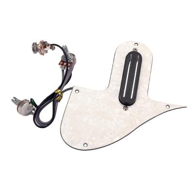 ：《》{“】= 2023 New Hot Sell Assembly Guitar Scratch  Acoustic Pickup Pre- Piezo  Mandolin Guitar Pickguard Humbucking Pickup Black Pearl