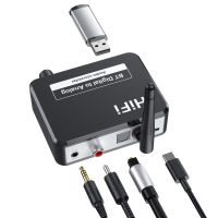 HiFi Sound Digital To og Audio Converter Adapter รองรับใยแก้วนำแสง U Disk Coaxial To RCA 3.5มม. แจ็คบลูทูธรับ