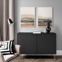 สีน้ำบทคัดย่อภูมิทัศน์ Vintage Nordic โปสเตอร์ Modern Wall Art พิมพ์ภาพวาดผ้าใบตกแต่งรูปภาพสำหรับห้องนั่งเล่น