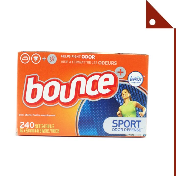 Bounce : BOU0005* แผ่นหอมปรับผ้านุ่ม Plus Febreze Sport Odor Defense ...