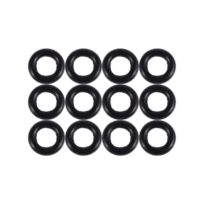 Black 9MM X 2.0mm Rubber Seals Oil Seal O Rings 12 PCS