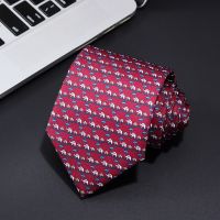 KAMBERFT fashion men 39;s Neck Tie handmade 8cm natural silk tie cartoon digital printing tie business wedding meeting Cravat