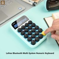 Lofree Bluetooth Multi-System Numeric Keyboard รองรับ Micro USB Backlit Keyboard 800MAh ความจุเครื่องคิดเลขอัจฉริยะ