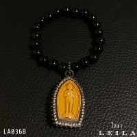 Leila Amulets ไอ้ไข่กระเบื้องเหลือง (พร้อมกำไลหินหรือพวงกุญแจฟรีตามรูป)