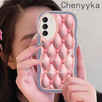 Chenyyyka เคสปลอกสำหรับ Samsung S22บวก S22พิเศษ5G ลายการ์ตูนสีชมพู3D กรอบคลื่นเคสมือถือกันกระแทกแบบใสนิ่มเคสโปร่งใสลายกล้องถ่ายรูปสุดสร้างสรรค์เคสป้องกันซิลิกาเจล