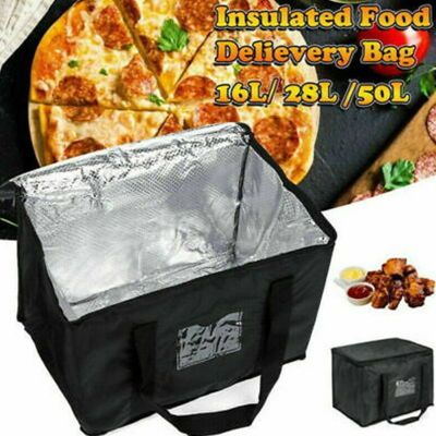 hot！【DT】◆  Insulated Cooler Insulation Folding Pack Food Thermal Pizza Delivery 16L/28L/50L