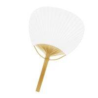 24Pcs/Lot Wedding White Paddle Fan For Wedding Decoration