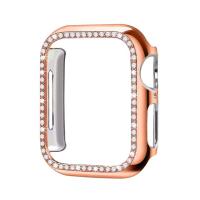 ชุดกันชนเพชรสตรีเคสสำหรับ Apple Watch อัลตร้า49มม. 8 7 6 5 4 3เคสมือถือ Pc สำหรับ Iwatch 40 44มม. 38 42มม. 41มม. 45มม.