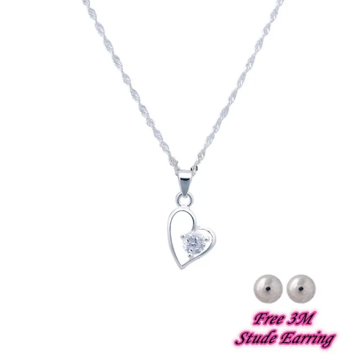 Sky's 92.5 Italy Silver Girl's Mix Match Necklace TB67 Lazada PH