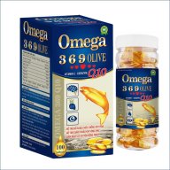 Viên uống dầu cá Omega 3.6.9 Oliver Giúp bảo vệ tế bào thần kinh,bổ não, cải thiện trí nhớ,ngăn ngừa bệnh tim mạch, huyết áp- hộp 100 viên thumbnail