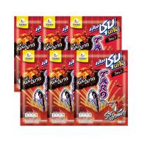 [ส่งฟรี!!!] ทาโร่ ปลาสวรรค์ชุบน้ำจิ้ม รสเผ็ดมาก 22 กรัม X 6 ซองTaro Sauce Coated Fish Snack Extreme Hot Cuttlefish Flavored 22 g x 6 Bags