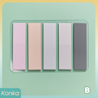 ✨ Konka แผ่น100สีวินเทจบันทึกย่อแผ่นดัชนีแท็บบุ๊คมาร์คเครื่องเขียน