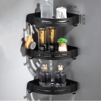 Bathroom Shelf Organizer ชั้นวางในห้องน้ำ ชั้นวางของในห้องน้ำ เข้ามุม ติดผนังในห้องน้ำ ติดตั้งง่าย ไม่เป็นสนิม อุปกรณ์ในห้องน้ำ ราวแขวนผ้าเช็ดตัว ชั้นวางในห้องน้ําเข้ามุม Bathroom Shelving ชั้นวางของในห้องน้ำสวยๆ จัดห้องน้ำให้เป็นระเบียบ