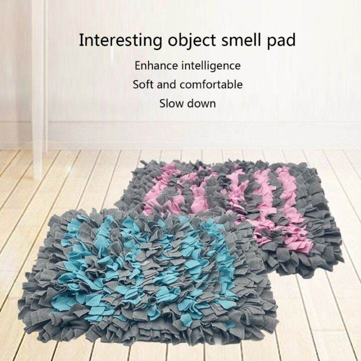 dog-sniff-pad-สัตว์เลี้ยงสุนัข-snuffle-mat-pet-nose-pad-sniffing-ผ้าห่มสุนัข-nosework-ปริศนาของเล่นบรรเทาความเครียด