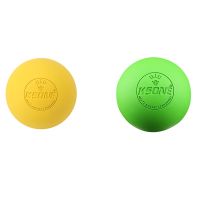 KSONE 2PCS Massage Ball 6.3cm Fascia Ball Lacrosse Ball Yoga Muscle Relaxation Pain Relief Portable Physiotherapy Ball, 1 &amp; 3