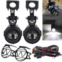 2PCS Upgrade Brighter Lamp For BMW R1200GS F800GS F700GS F650 K1600 Motorcycle fog light Auxiliary Lights 40W 6000K