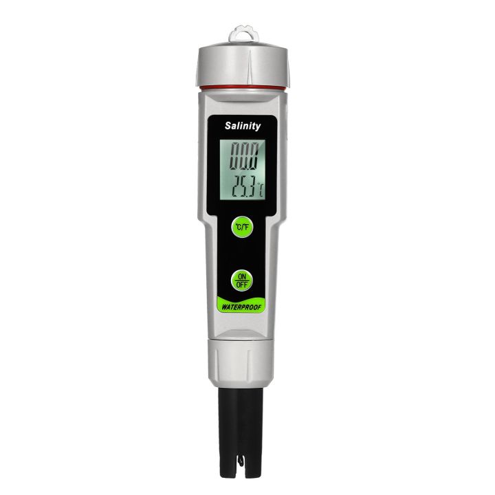 salinometer-ปากกาทดสอบความเค็มกันน้ำ2-in-1เครื่องวัดความเค็มและเครื่องวัดอุณหภูมิเครื่องวัดความเค็มแบบพกพา-salimeter-pen-type