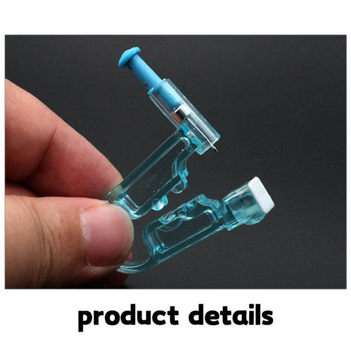 Disposable Sterile Ear Gun Manual Ear Piercing Gun Painless Ear
