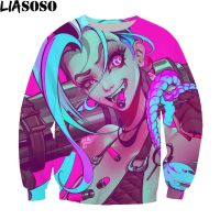 Anime Game League Of Legends Arcane 3D Printed Sweatshirts Boy Girl LOL KDA Fashion Pullovers LPL Streetwear Tops Tracksuit