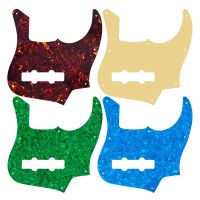 Pickguard แบบกำหนดเองสำหรับ MIJ ASH Jazz Bass 22 Fret 8หลุมกีตาร์เบสแจ๊ส Pickguard มีหลากสีให้เลือกรอยขีดข่วนแผ้น