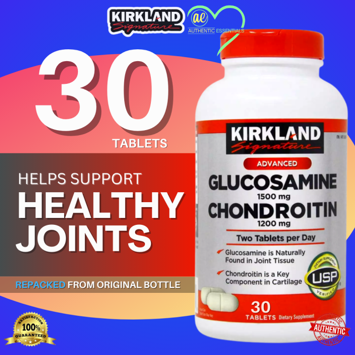 30 Tablets Kirkland Signature Glucosamine HCI 1500mg and Chondroitin
