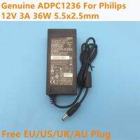 ADPC1236แท้12V 3A DA-36Q12อะแดปเตอร์ AC สำหรับ Philips 234CL2 229CL2 239CL2 224CL2 227E4L VL2040เพาเวอร์เครื่องชาร์จอุปกรณ์ X23LED