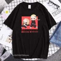 Tokyo Revengers Maikey And Draken Print Mans T-Shirt Breathable Loose T Shirts Large Size Clothing Crewneck T Shirt Man